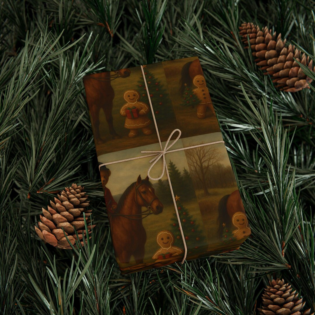 Wrapping Papers, Ralph Lauren Inspired Teddy's Holiday Ride Design, Christmas Holiday Gift Wrap, ... | Etsy (US)