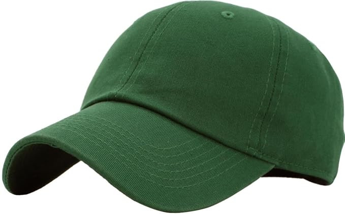 KBETHOS Classic Unisex Cotton Adjustable Low Crown Baseball Cap – Plain Dad Hat | Amazon (US)