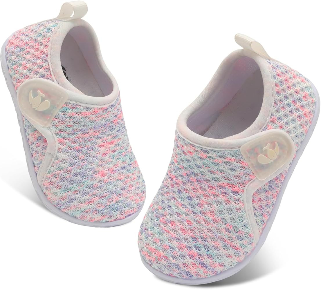 FEETCITY Baby Shoes Boys Girls First Walking Shoes Infant Sneakers Crib Shoes Breathable Lightwei... | Amazon (US)