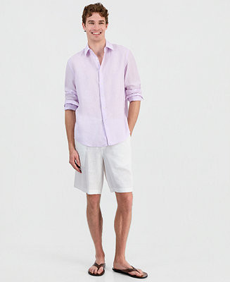 Men's 100% Linen Shirt | Macy's