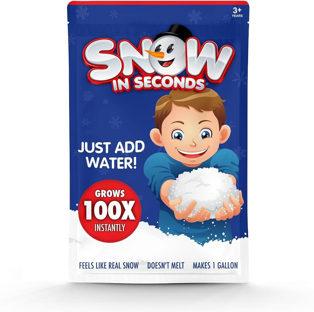 Small Instant Snow Artificial Snow - As Seen on Shark Tank - Make Cloud Slime | Amazon (US)