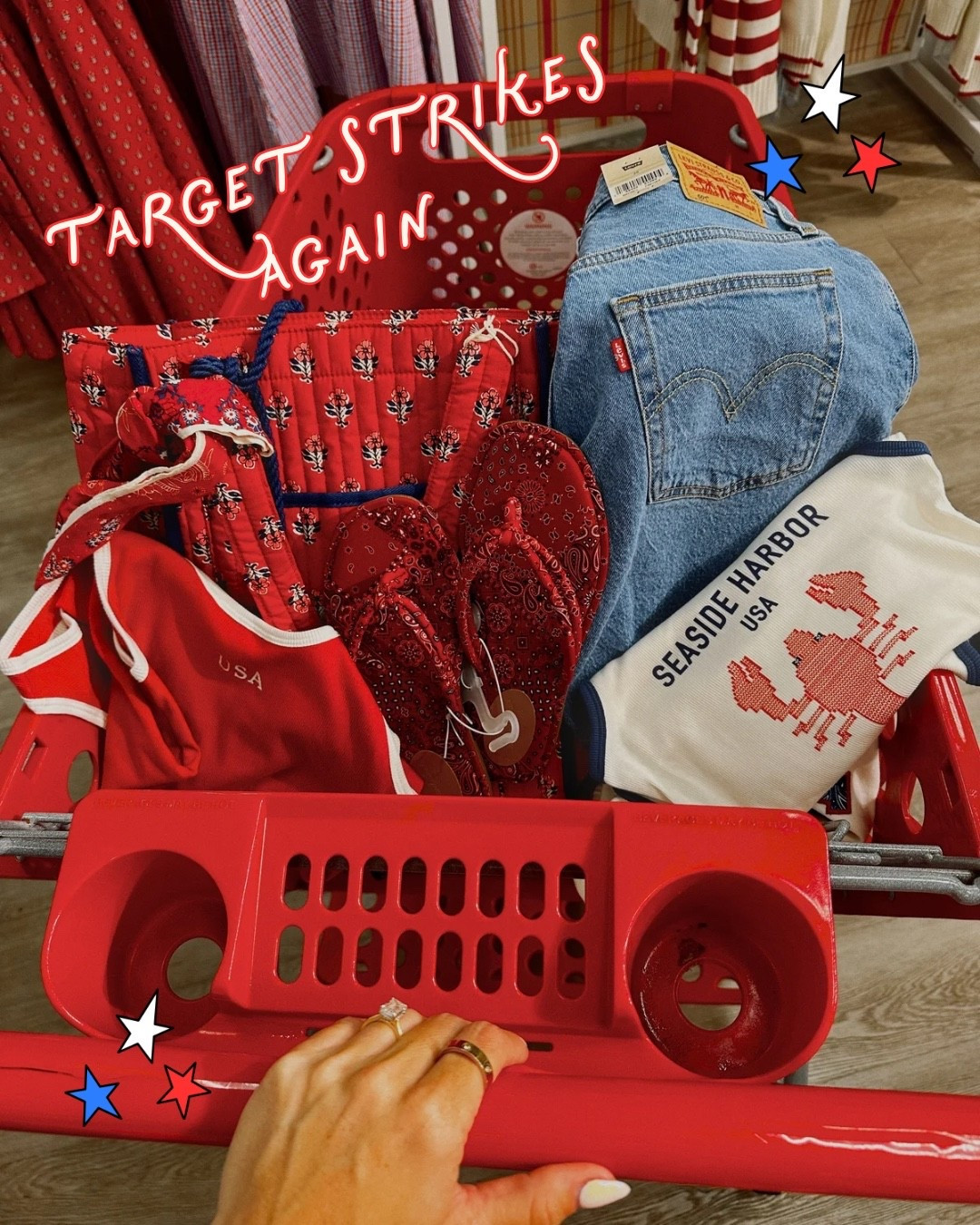 Target finds target style bikini summer fashion affordable fashion reds white and blue outfits Fourth of July outfit July 4th

#LTKootd #LTKSeasonal #LTKSwim