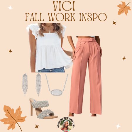 VICI is having a sale so I put together some cute fall work outfits! Some pieces you can style multiple ways which is more bang for your buck!! I love a good business pant that you can pair with multiple colors!! I always go with a good neutral!! 
You can use code SAVEBIG right now to get an extra 40% off their sale prices! Most of these are on sale so grab them while you can! 

#vici #fallsale #fall #recentorder #sweater #tanks #work #tops #workwear #bodysuit #sale #workoutfit #workfits #BusinessCasual #Business #busy #corporate 

#LTKshoecrush #LTKworkwear #LTKSeasonal