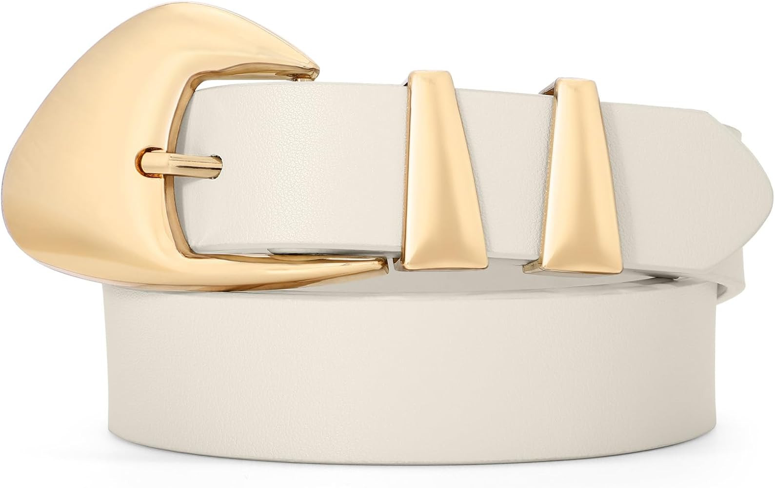 XZQTIVE Women's Leather Belts for Jeans Dress Pants Black Brown Belts for Women Ladies Waist Belt... | Amazon (US)