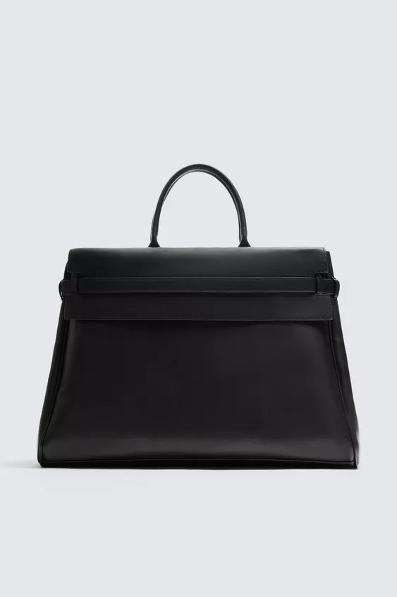 LEATHER HANDBAG | Zara UK