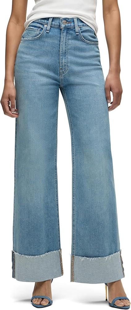 Hudson Womens James High Rise Wide Leg Jean | Amazon (US)