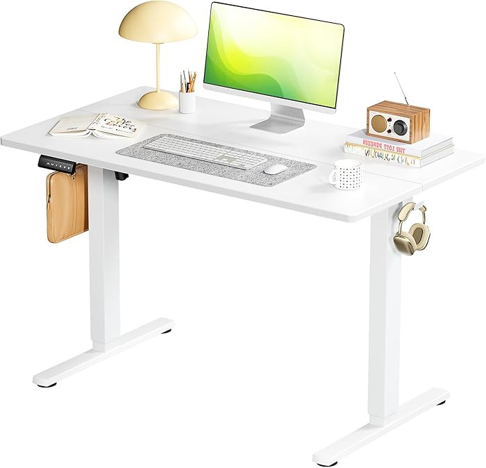 Smug Standing Desk, Adjustable Height Electric Sit Stand Up Down Computer Table, 40x24 Inch Ergon... | Amazon (US)