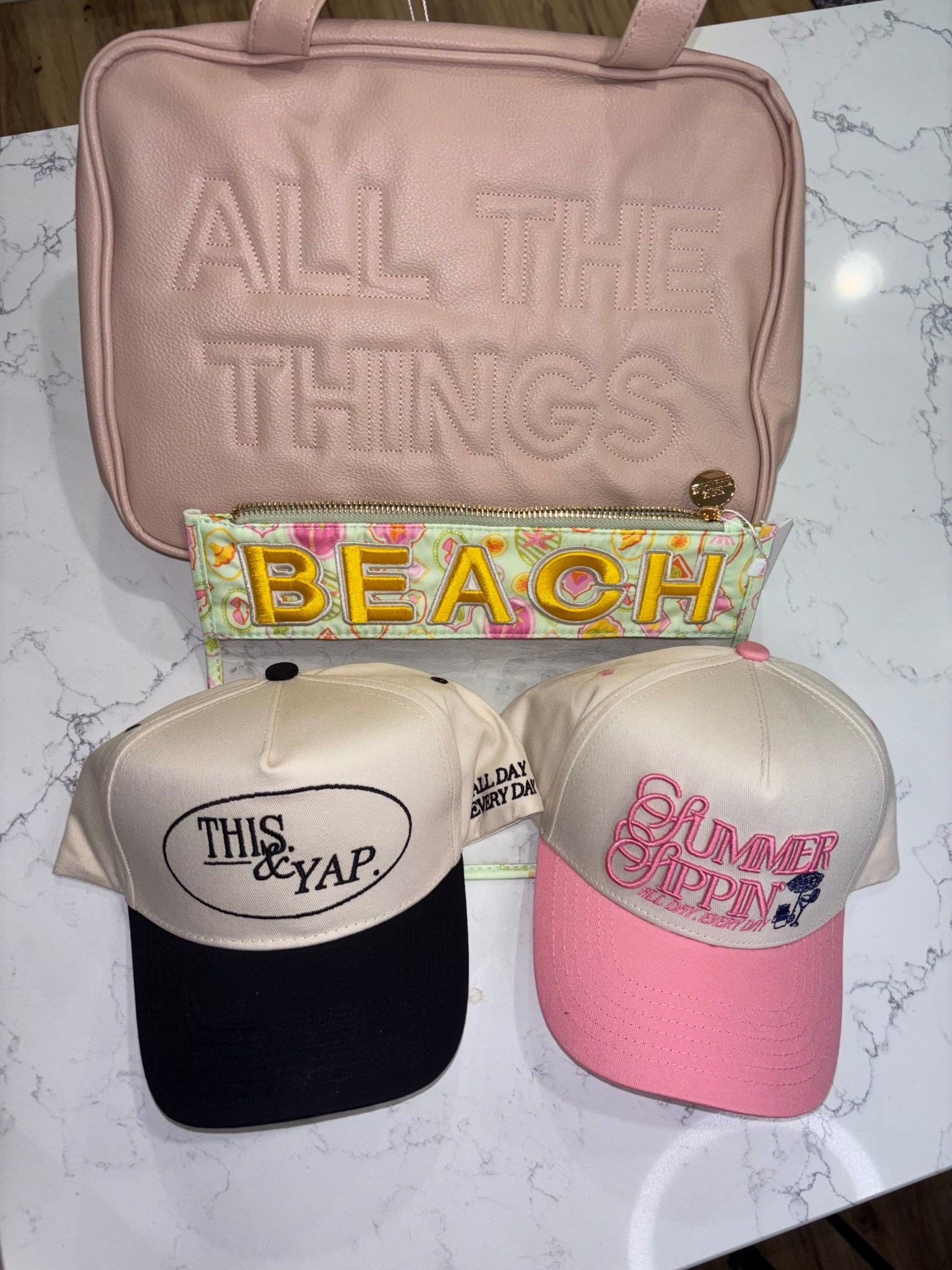 Kenz Kustumz Haul! 
✨Use code: kenzwithbaileigh10 for 10% off any purchase✨
Travel bag, hanging travel organizer, makeup bag, summer fashion, summer hats, trucker hats , women’s hats, this and yap, summer sippin, beach bag, clear bag, beach organizer

#LTKSummerEdit #LTKTravel #LTKBeauty