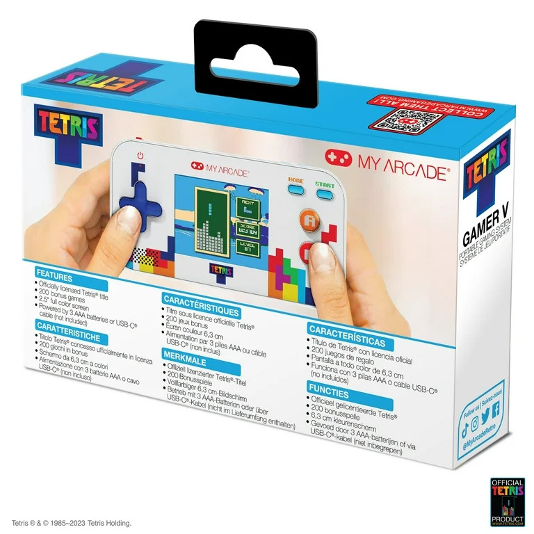 My Arcade Gamer V Portable Video Game System, Tetris, DGUNL-7030 | Walmart (US)