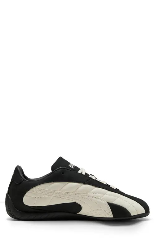 PUMA Speedcat Plus Quilted Sneaker in Puma Black/Frosted Ivory at Nordstrom, Size 10 | Nordstrom