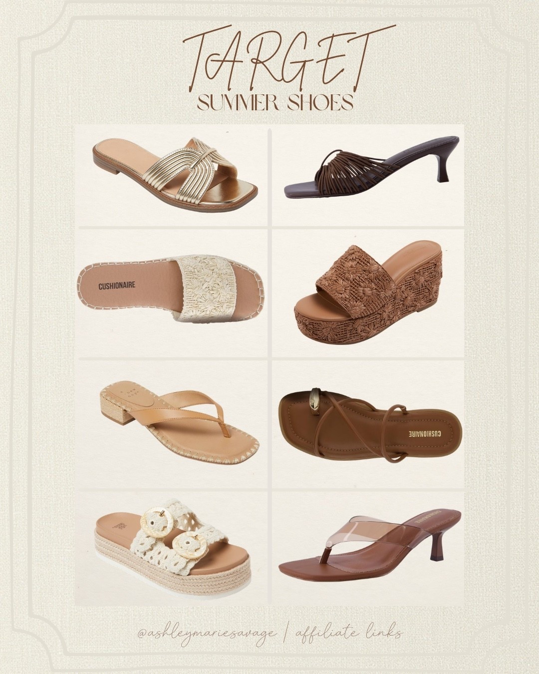 ✨ Target is seriously delivering this summer!!!! These shoes are so affordable and perfect for any outfit! 👡

#LTKSeasonal #LTKHome #LTKSaleAlert