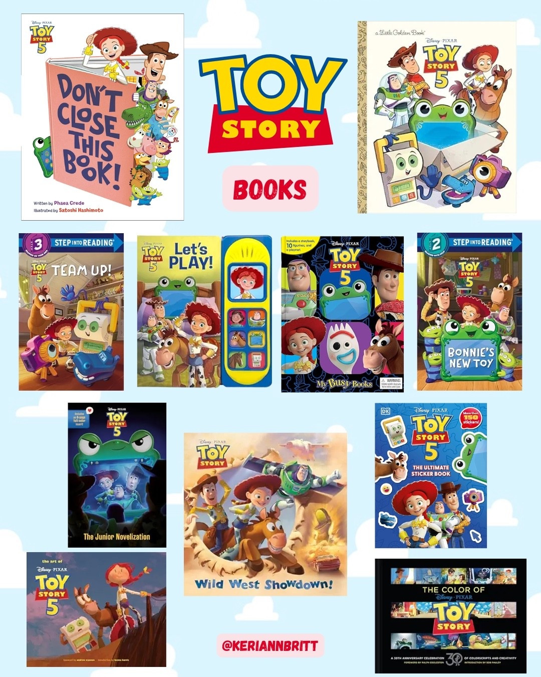 New Release Toy Story 5 Kids Books

Toy Story 5 / Pixar Toy Story / Disney Book / Woody / Buzz Lightyear / Jessie the Cowgirl / little golden book / collectors books / board book / busy book / toddler book / picture book / early reading / step into reading / Pixar book

#LTKKids