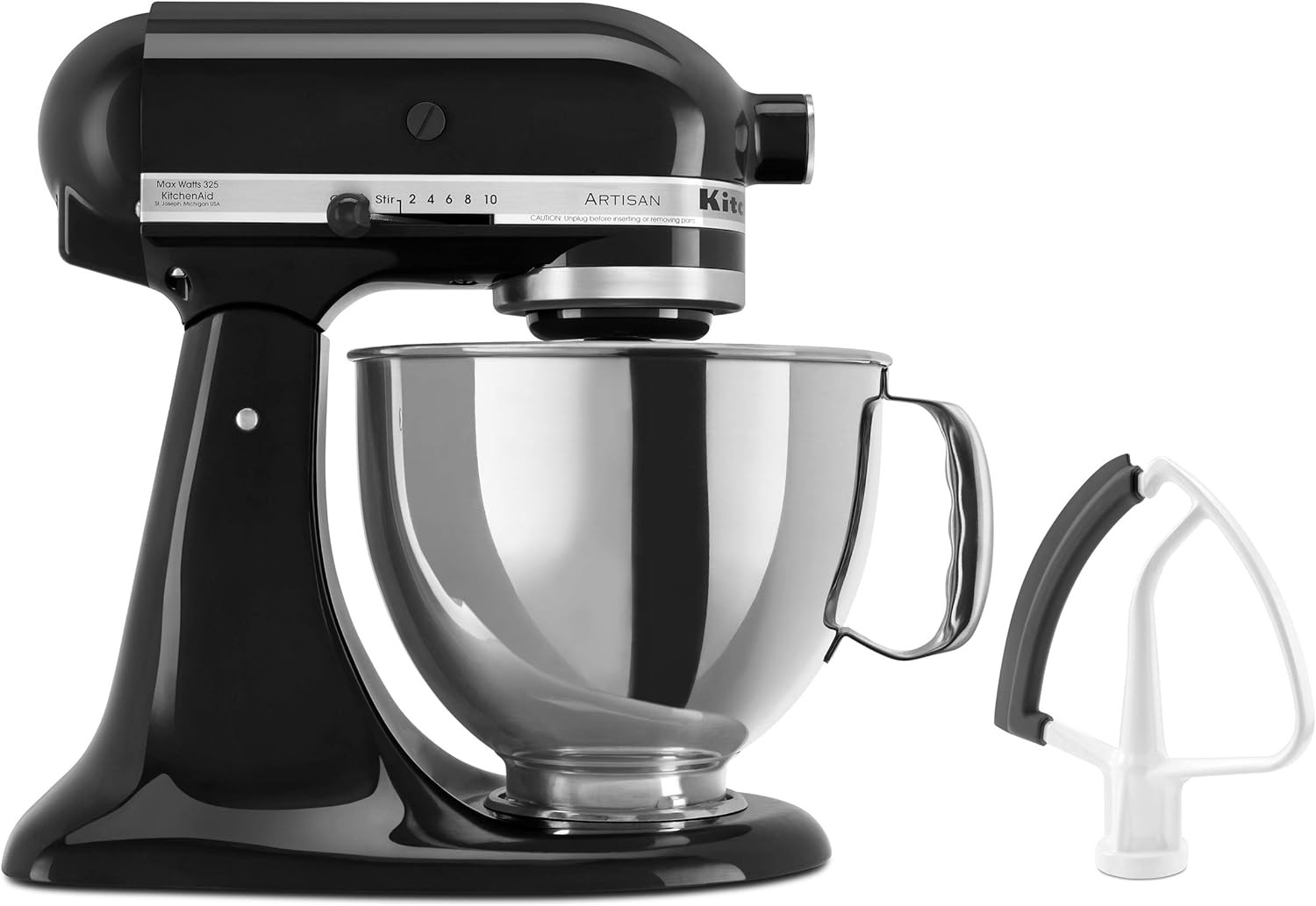 KitchenAid KSM150FEOB Value Bundle Artisan 5 Quart Stand Mixer, Onyx Black | Amazon (US)