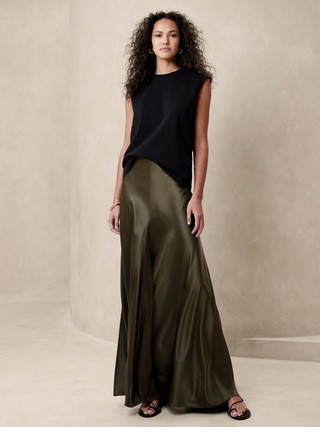 Serenade Silk Maxi Skirt | Banana Republic (US)