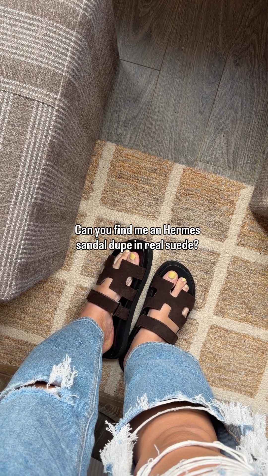 An Hermès Chypre sandal dupe in real suede?! I couldn’t believe it when I saw it, but these real suede sandals are a ringer for the Hermès Chypre sandals. I got them for myself and saved about $1,100, and honestly I don’t feel like I’m missing anything.

#LTKootd #LTKmomlife #LTKSaleAlert