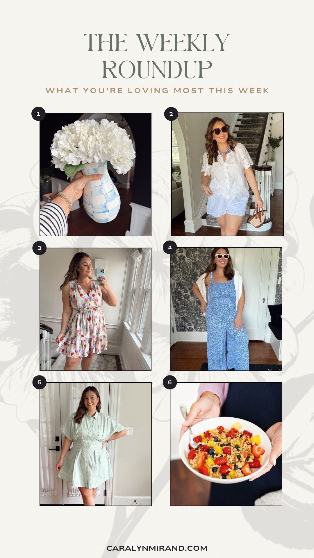 Most loved of the week! Faux floras (tricked my dad with these hydrangeas), matching set sold separately each under $40- wearing size XXL, the perfect summer mini dress - wearing size 1X, XXL in jumpsuit & mini shirt dress.

#LTKootd #LTKHome #LTKMidsize
