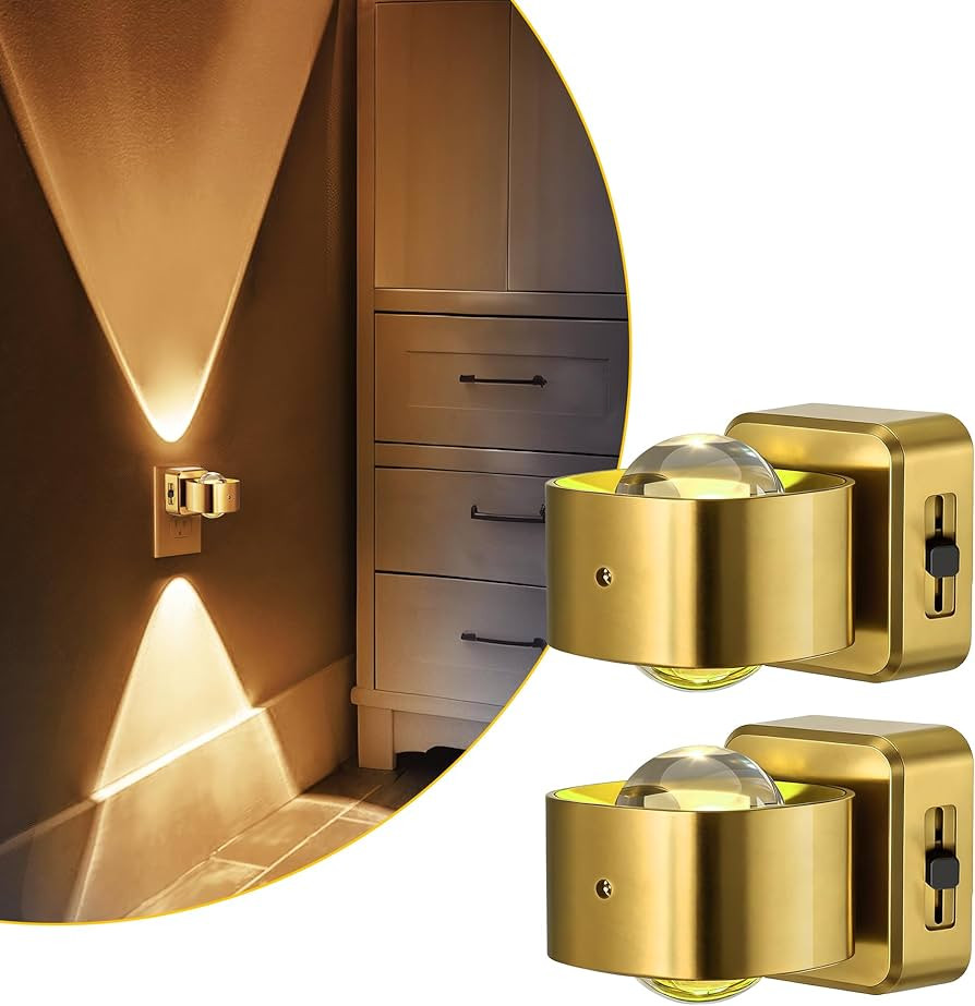 L LOHAS LED Night Light Projector, Night Lights Plug into Wall, Dusk to Dawn Sensor, Rotating Nig... | Amazon (US)