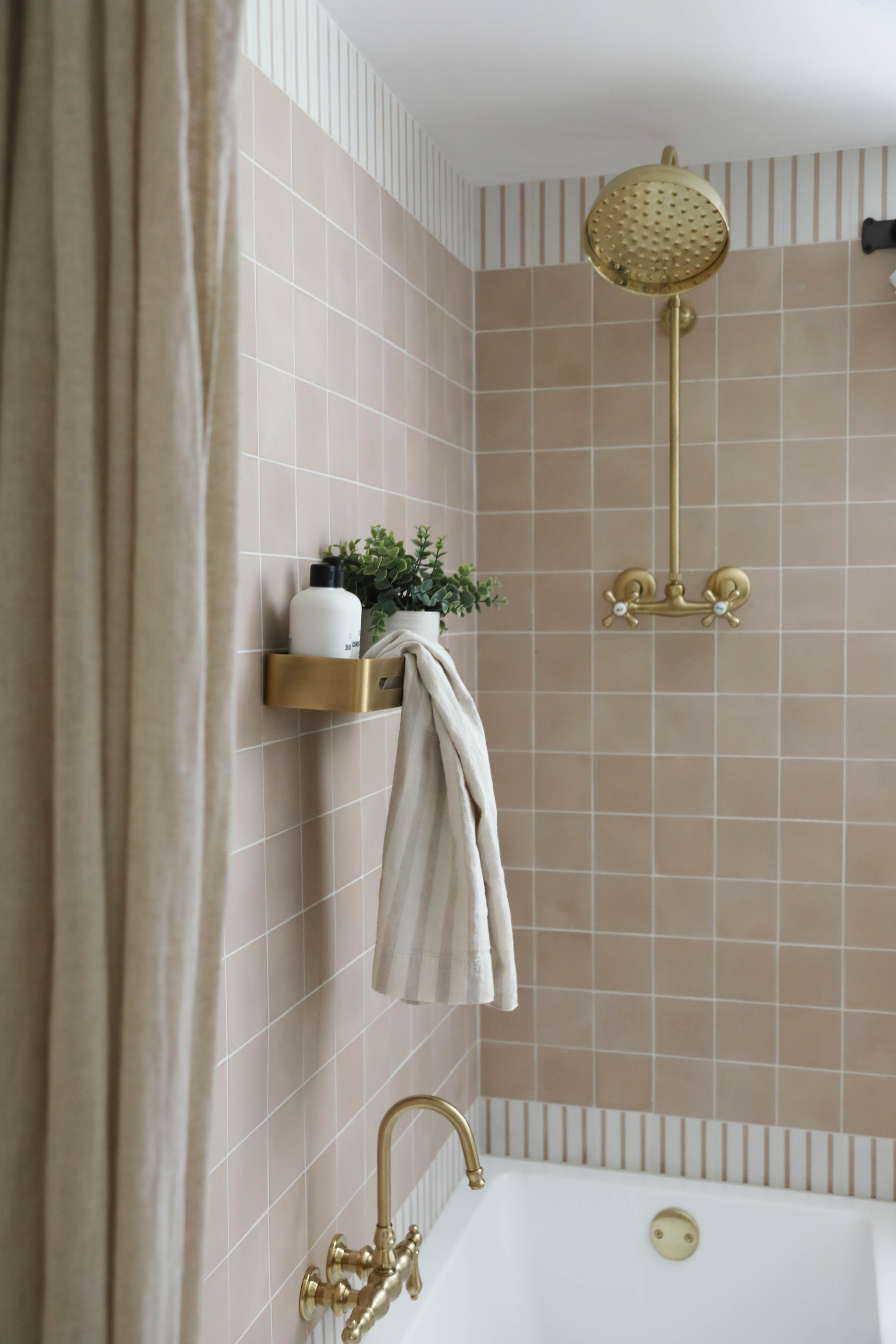 Bathrooms are one of the easiest places to make a home feel more custom. We mixed Jaipur pink cement tile with warm brass fixtures, simple accessories, and a neutral palette to create a bathroom that feels timeless rather than trendy.

Linking the exact and similar pieces here.

#LTKActive #LTKHome #LTKSaleAlert