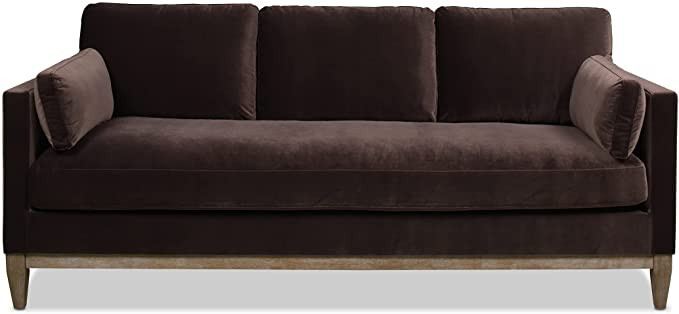 Jennifer Taylor Home Abigail Sofas, Deep Brown Performance Velvet | Amazon (US)