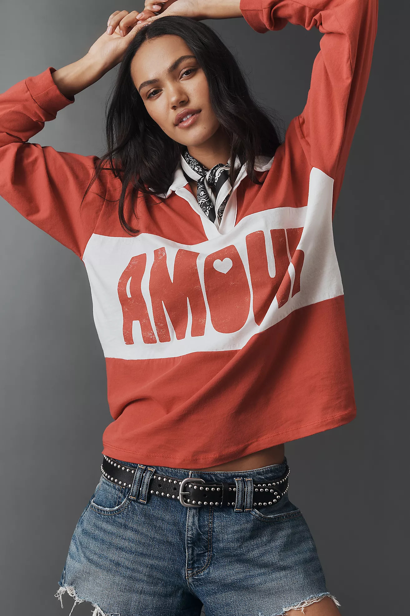 Letluv Amour Rugby Top | Anthropologie (US)