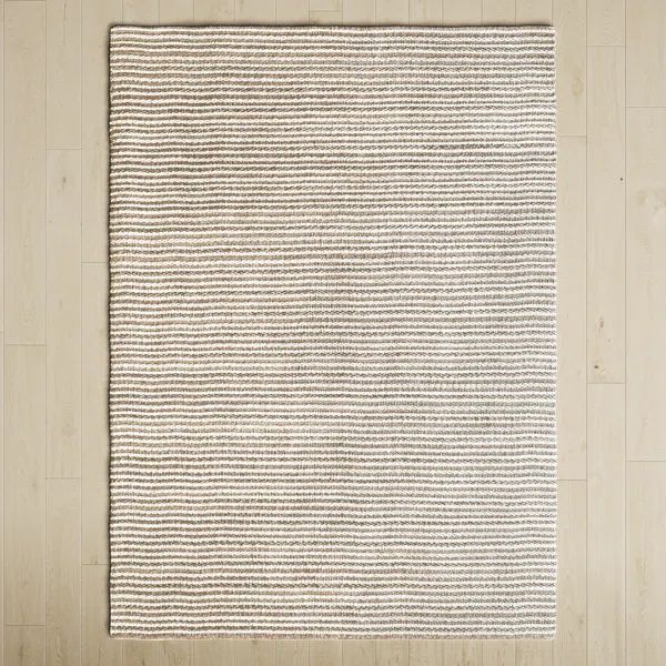 Kathryn Striped Handmade Flatweave Wool Beige Area Rug | Wayfair North America