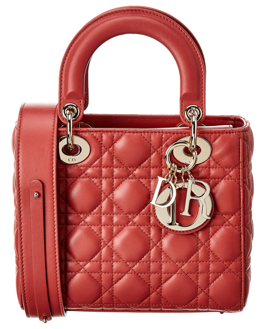 Dior Lady Dior Leather Shoulder Bag | Ruelala