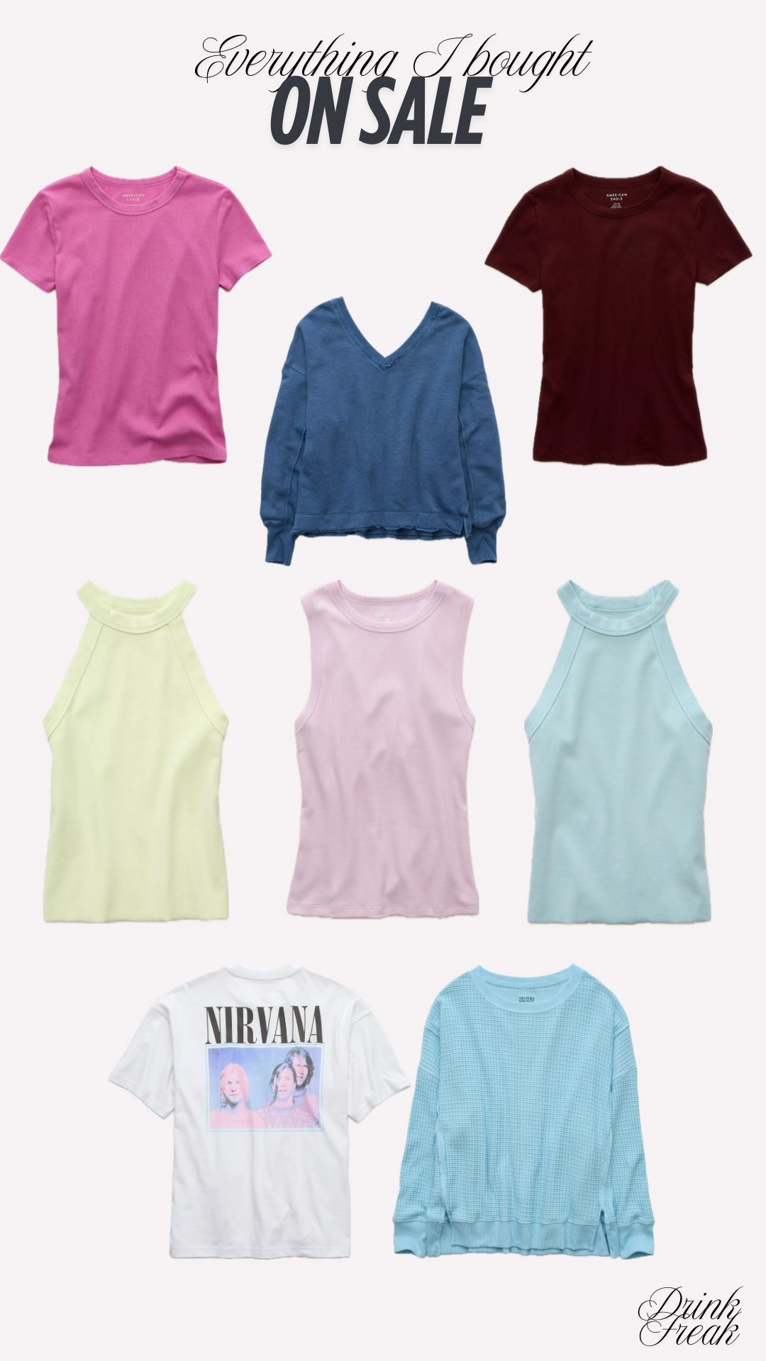 American Eagle is having an additional 10% off sale + most of their website is already on sale! Shopping spree, yes please 🙏🏽 

#LTKFindsUnder50 #LTKSaleAlert #LTKSummerEdit