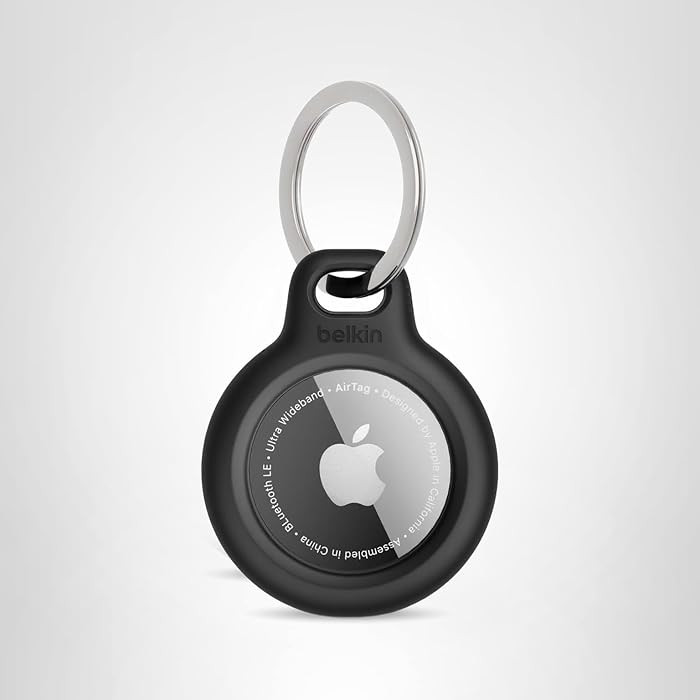Belkin Apple AirTag Secure Holder with Key Ring - Durable, Scratch-Resistant Case with Open Face ... | Amazon (US)
