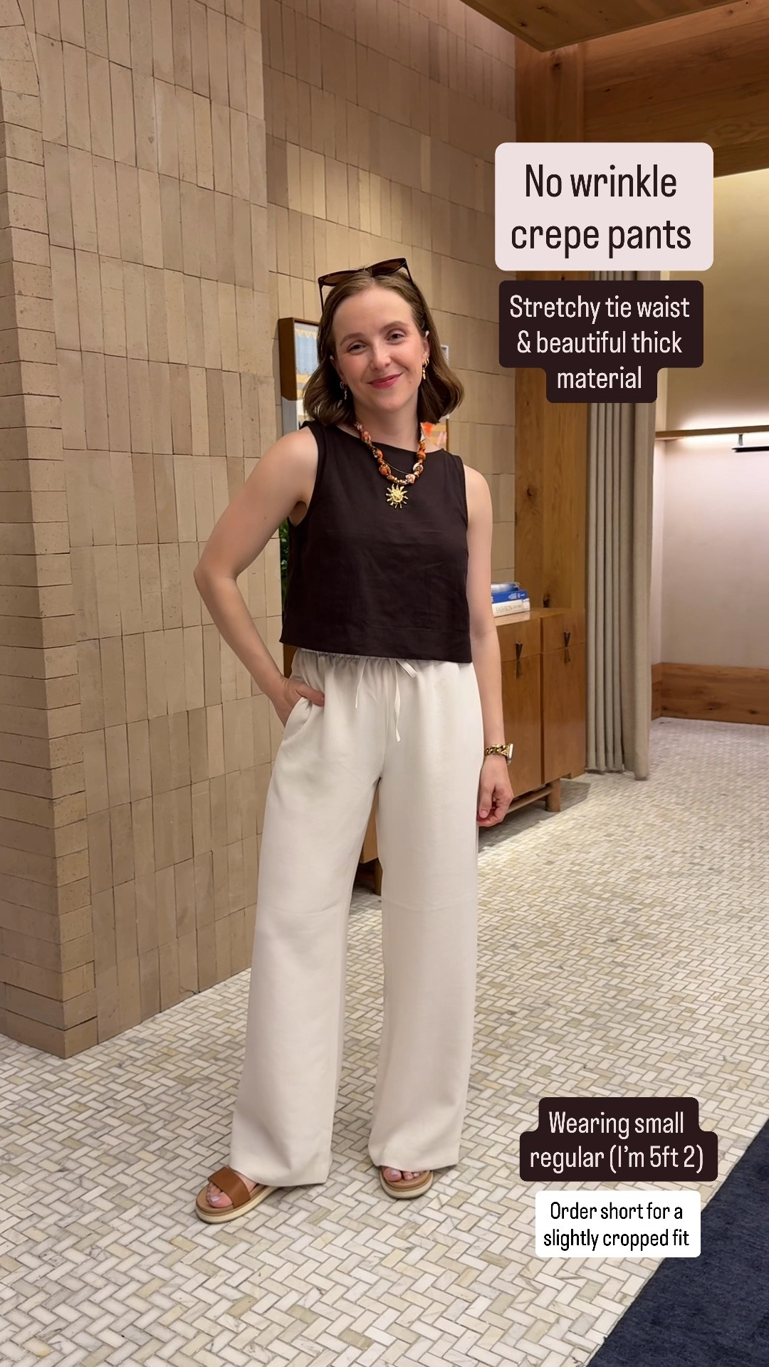 Viral @Aritzia crepette pants! These are virtually impossible to wrinkle and so comfy 💕
Wearing small regular for a full length fit  (I’m 5ft 2) or order in short for a more cropped look

#LTKootd #LTKSaleAlert #LTKPetite