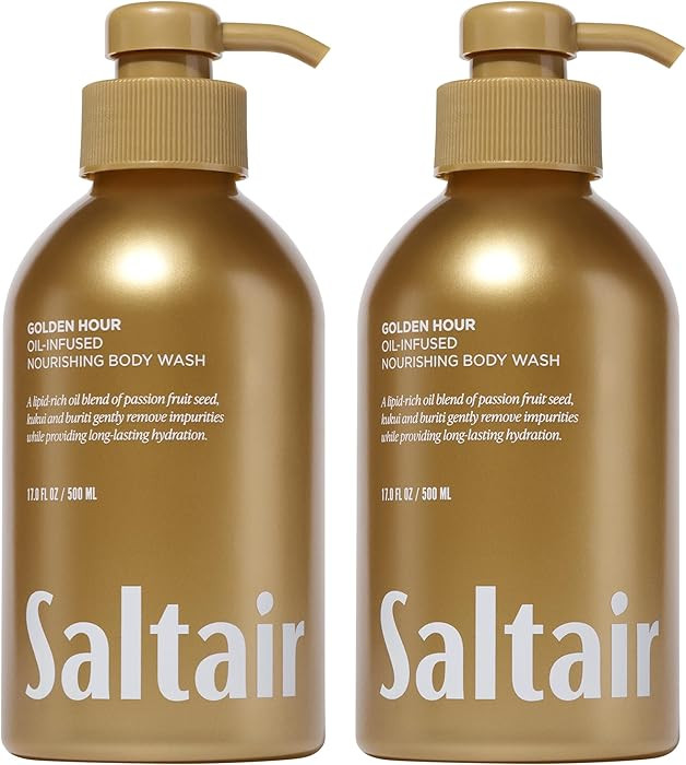 Saltair Body Wash, Golden Hour 2-Pack. Moisturizing Body Cleanser with Hydrating Ingredients. Lux... | Amazon (US)