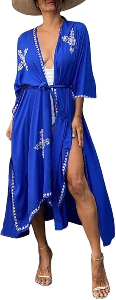 Bsubseach Kimono Cardigan for Women Swimsuit Cover Ups for Swimwear | Amazon (US)
