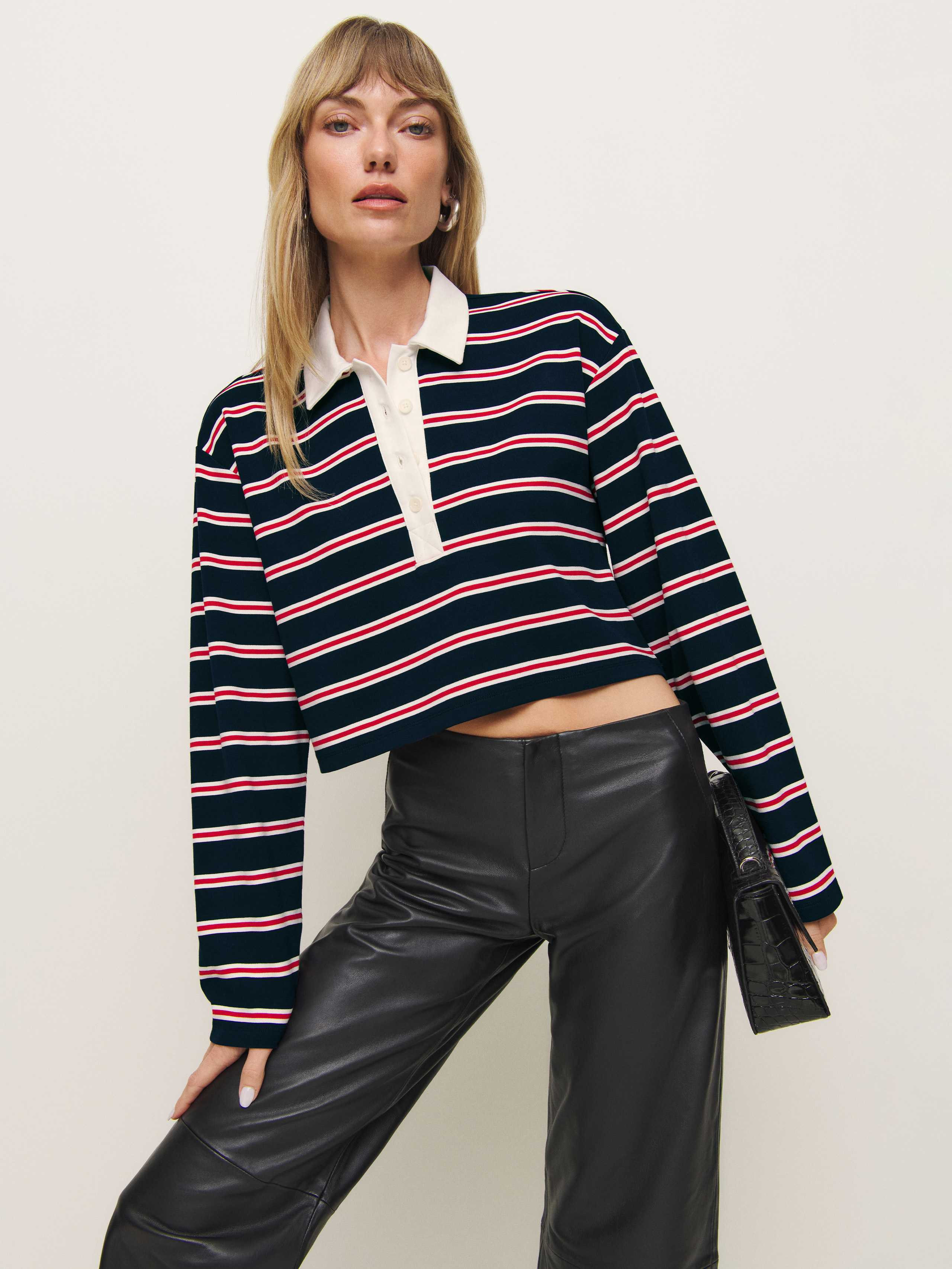 Anna Rugby Shirt | Reformation (Global)