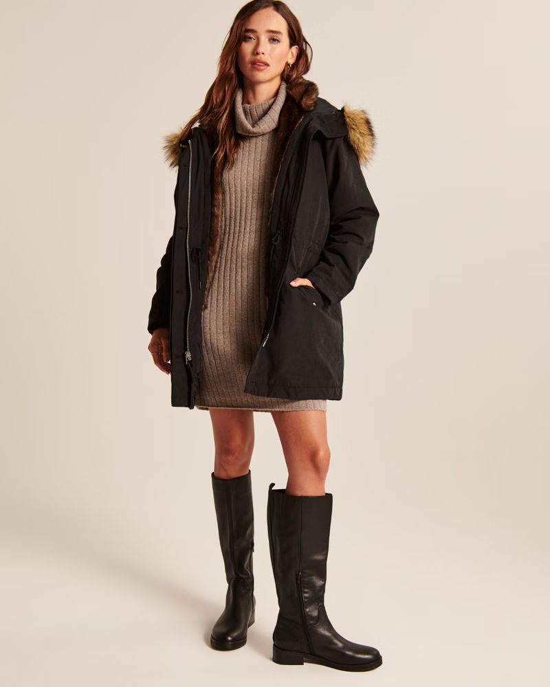 Women's A&F 3-in-1 Parka | Women's Clearance | Abercrombie.com | Abercrombie & Fitch (US)