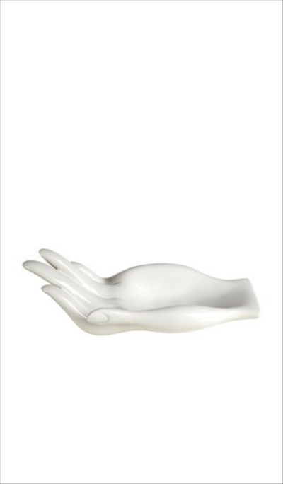 Jonathan Adler Eve Fruit Bowl in White.