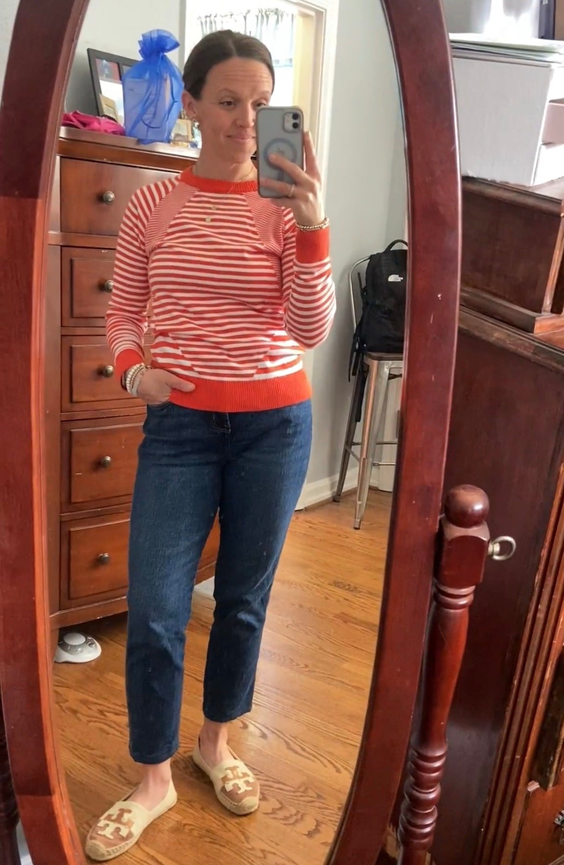 Jeans - on sale, $20 - These vintage slim jeans are perfect for the girlies who love skinny jeans but don’t want a super wide leg, and they go on sale all the time.  


#oldnavy #slimjeans  #salefinds #jeanssale  #darkwashdenim #workoutfits #budgetfriendly #workjeans #businesscasualworkwear
#teacheroutfit  #oldnavy  #designerdupe #lookalike #under25 



#LTKSaleAlert #LTKU #LTKOver40