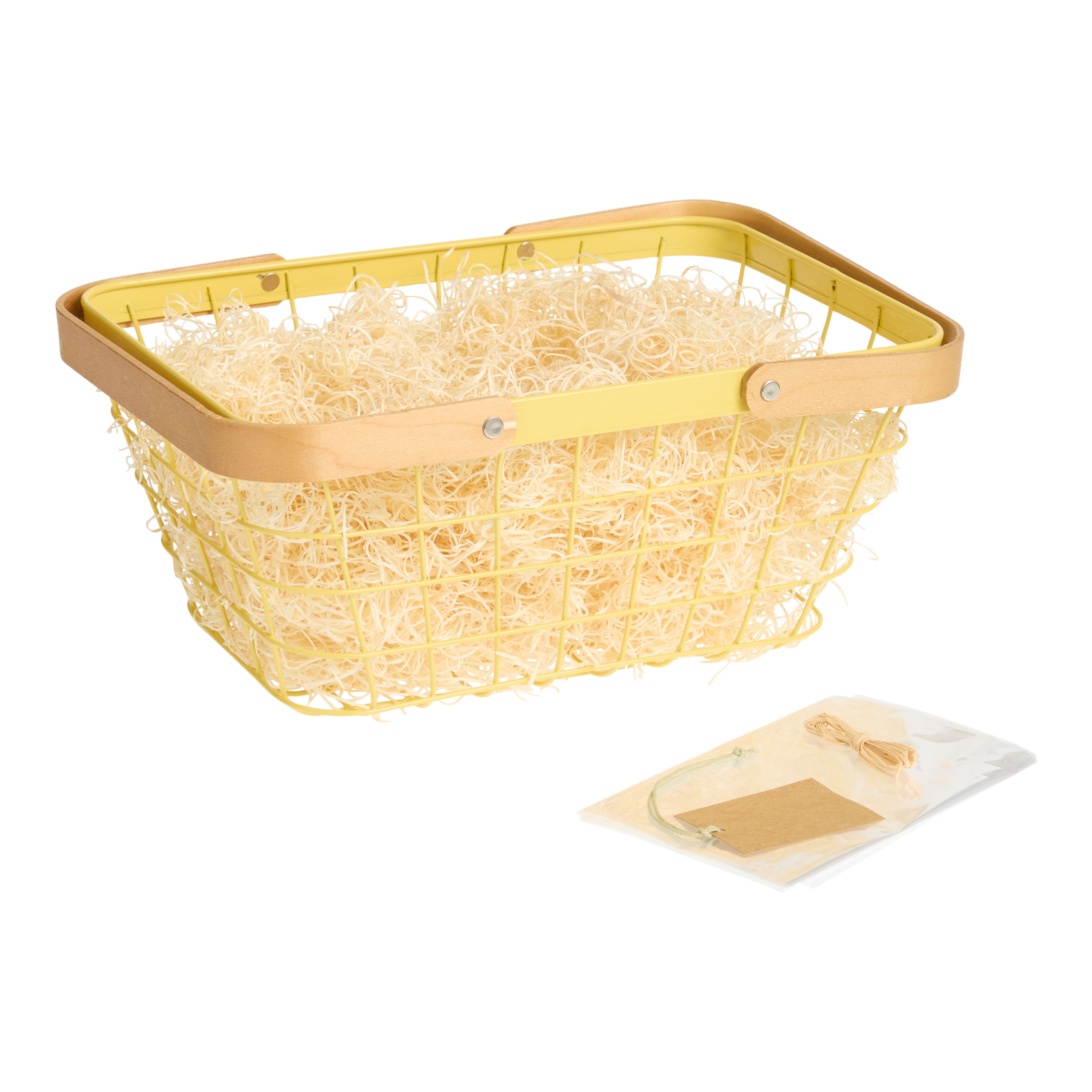 Wire Market Gift Basket Kit with Swing Handles | World Market