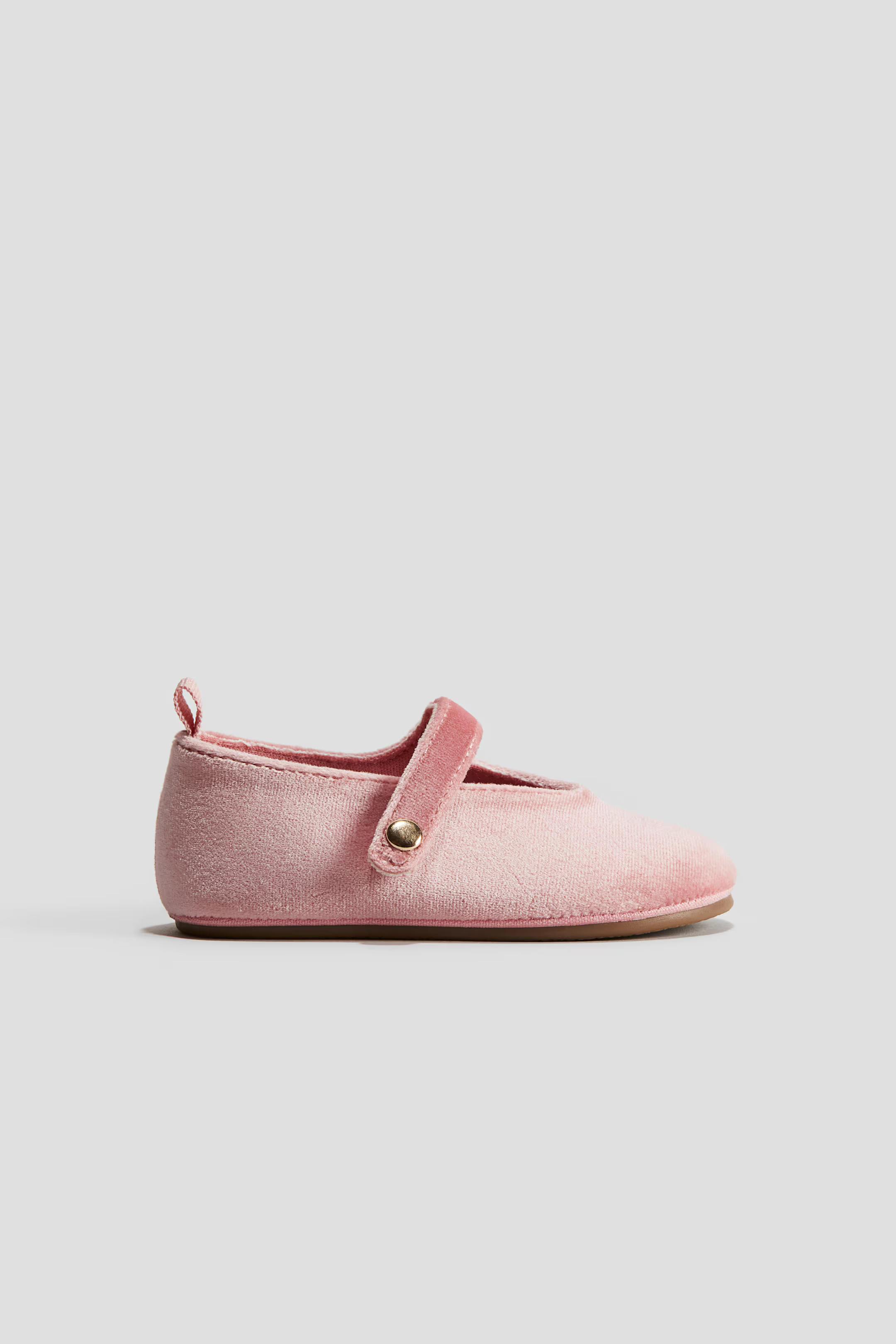 Velour Ballet Flats - No heel - Pink - Kids | H&M US | H&M (US + CA)