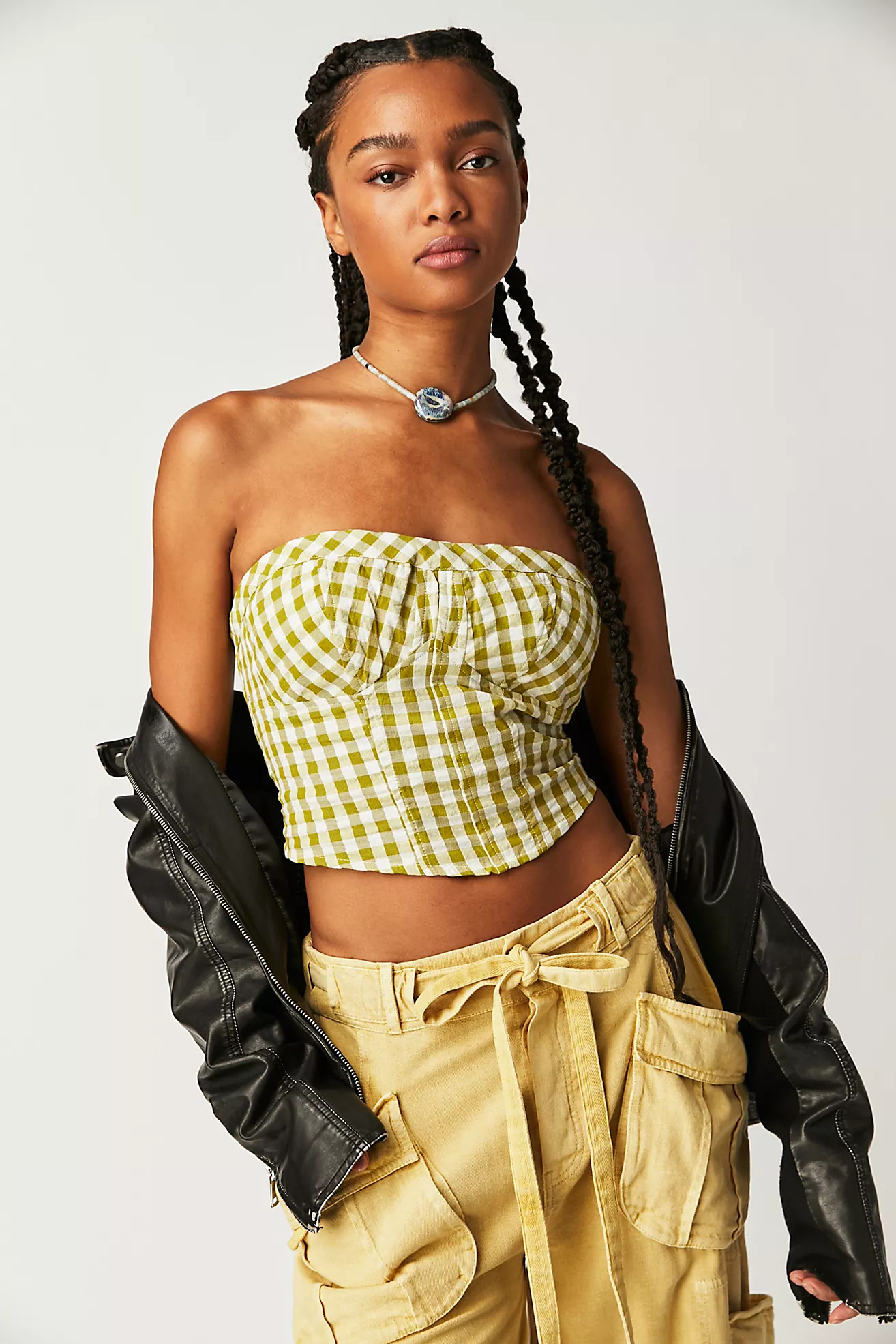 Leilani Gingham Tube Top | Free People (Global - UK&FR Excluded)