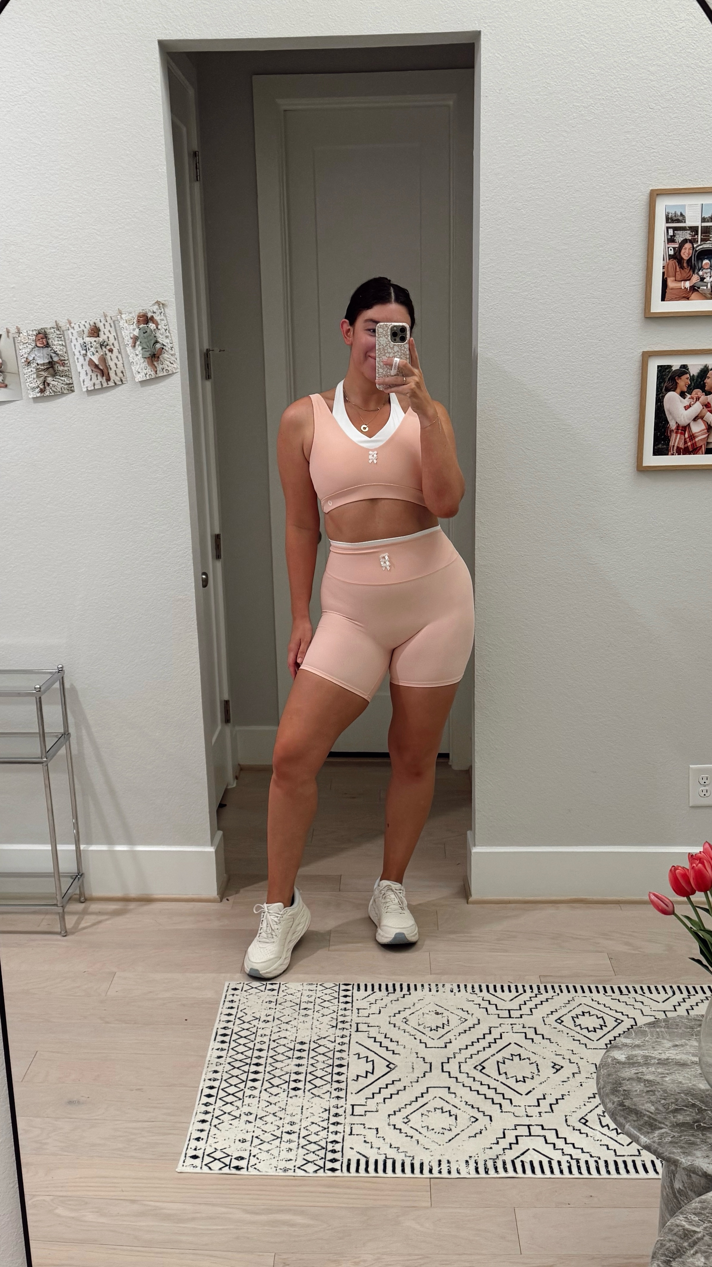 Cutest ballerina workout look for Spring and Summer🩷🤍 I love that it’s seamless & they layering for the sports bra adds extra support

Workout outfit, workout look, fitness activewear, Astoria activewear, Pilates outfit, workout fit, biker shorts, sports bra, spring activewear

#LTKActive #LTKMidsize #LTKWatchNow