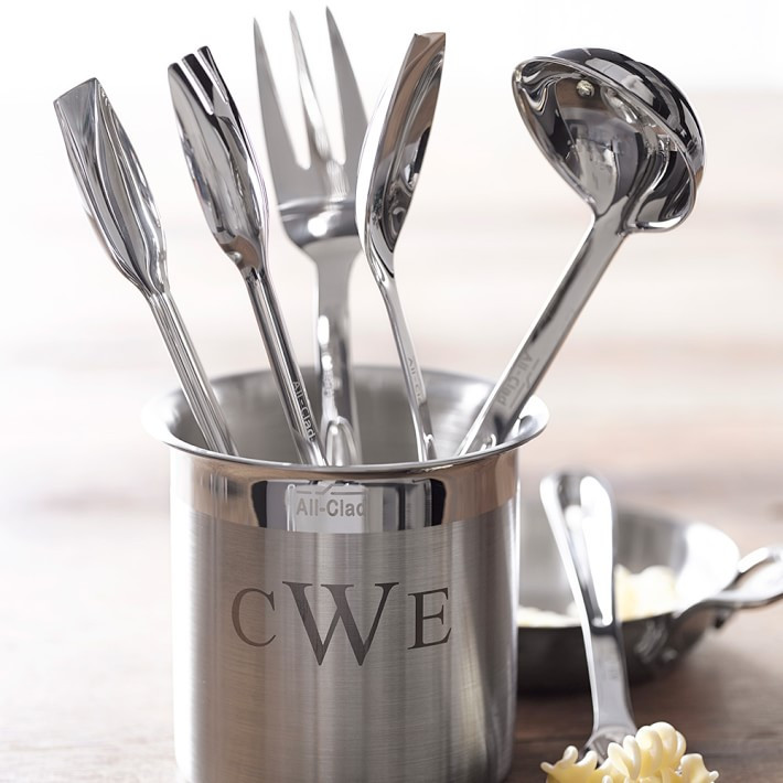 All-Clad Cook Serve Stainless-Steel Tools, Set of 6 | Williams-Sonoma