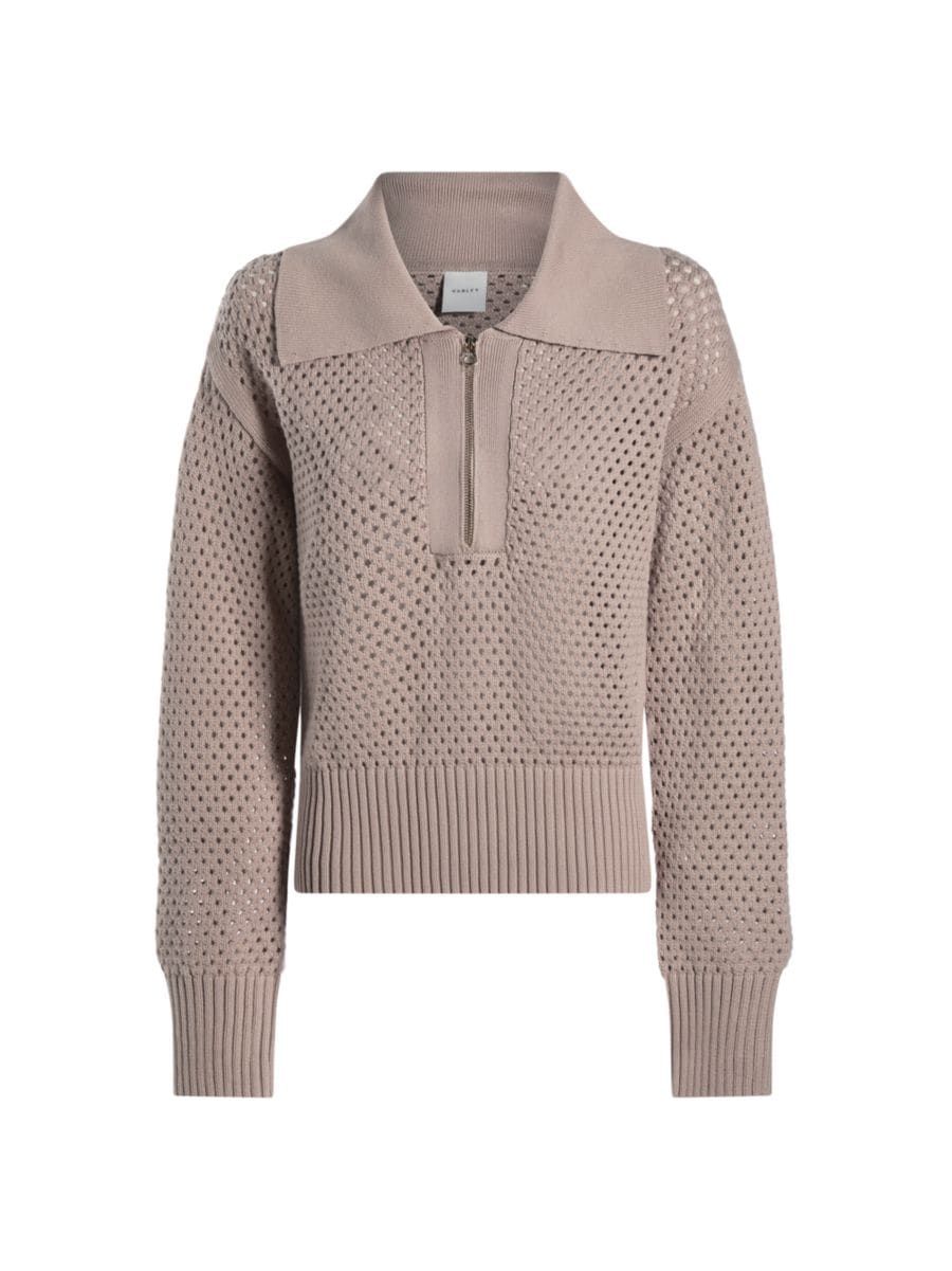 Varley Lily Knit Cotton Sweater | Saks Fifth Avenue