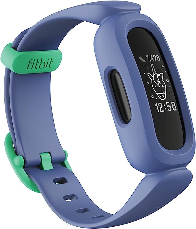 Fitbit Ace 3 Activity-Tracker for Kids 6+, Blue Astro Green, One Size | Amazon (US)
