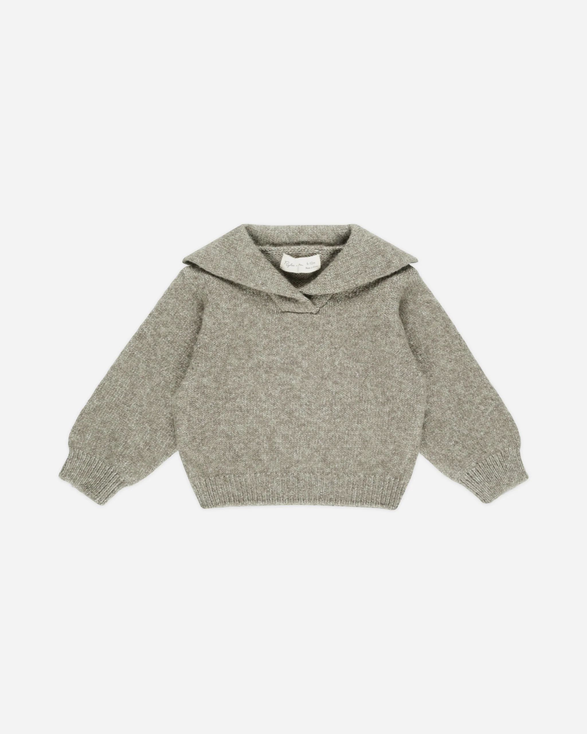 Cash Pullover || Heathered Laurel | Rylee + Cru