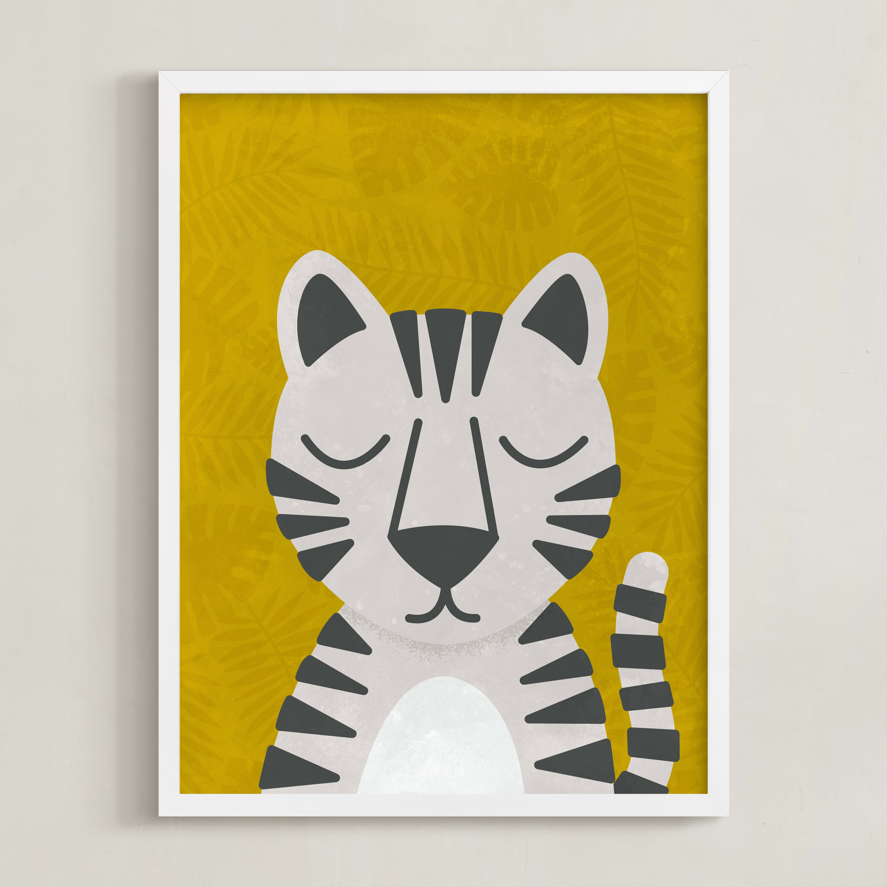 White Bengal Tiger | Minted