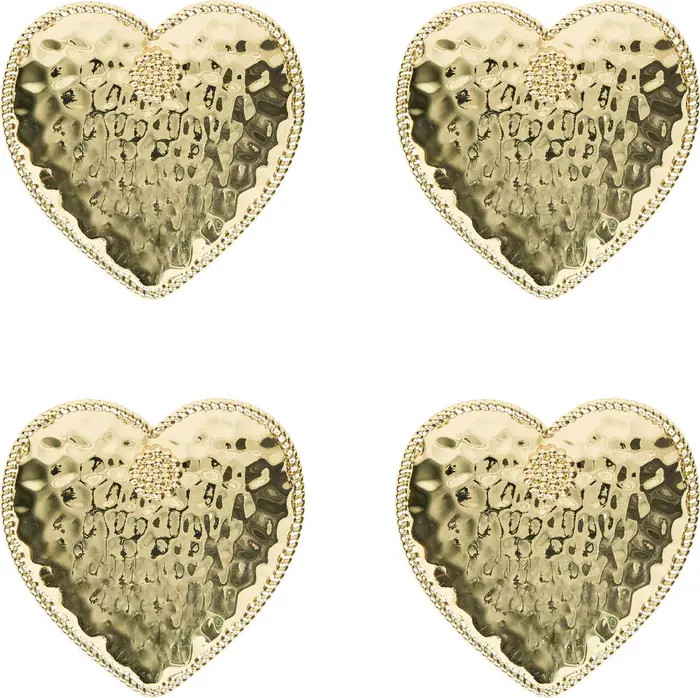 Berry & Thread Set of 4 Heart Napkin Rings | Nordstrom