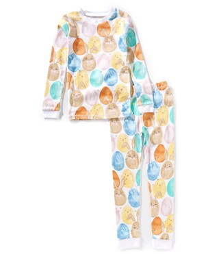 Burt's Bees Big Kids 6-12 Long Sleeve Easter Friend Printed Top & Matching Pajama Set | Dillard's | Dillard's