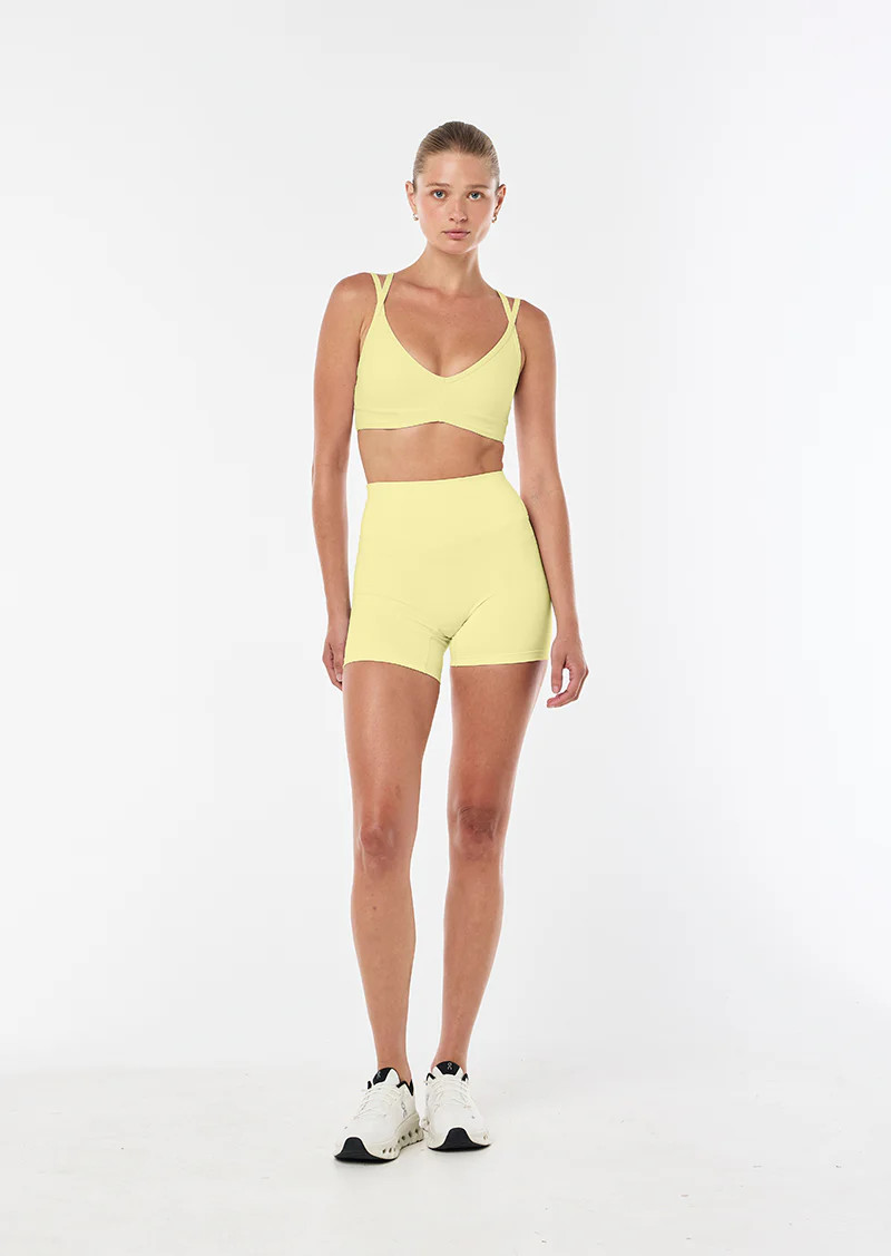 SIGNATURE 5" BIKE SHORT IN LEMONADE | P.E Nation AU