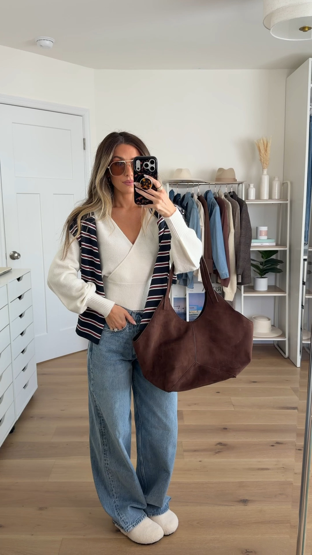 Elevated casual outfits are my love language 🍂☁️🧋 I have the cutest new arrivals from @aritzia that check off all the boxes & are perfect additions to your closet for fall! #aritziapartner #ad