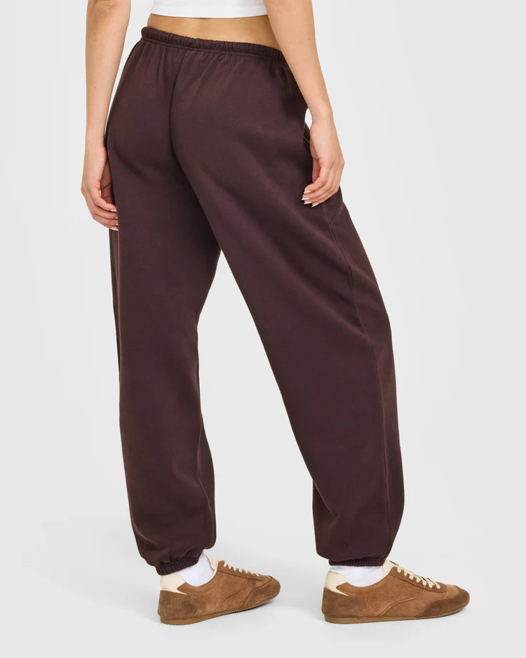 Mid Weight Relaxed Joggers 
 Plum Brown | Oner Active (UK / US)
