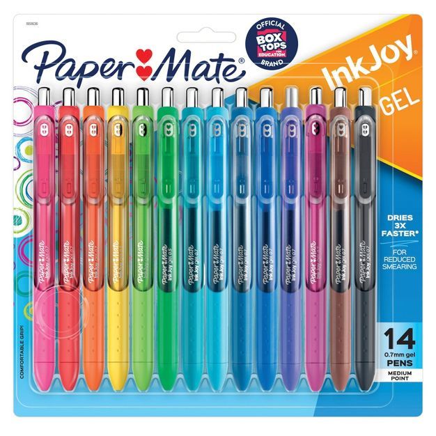 Paper Mate Ink Joy 14pk Gel Pens 0.7mm Medium Tip Multicolored | Target